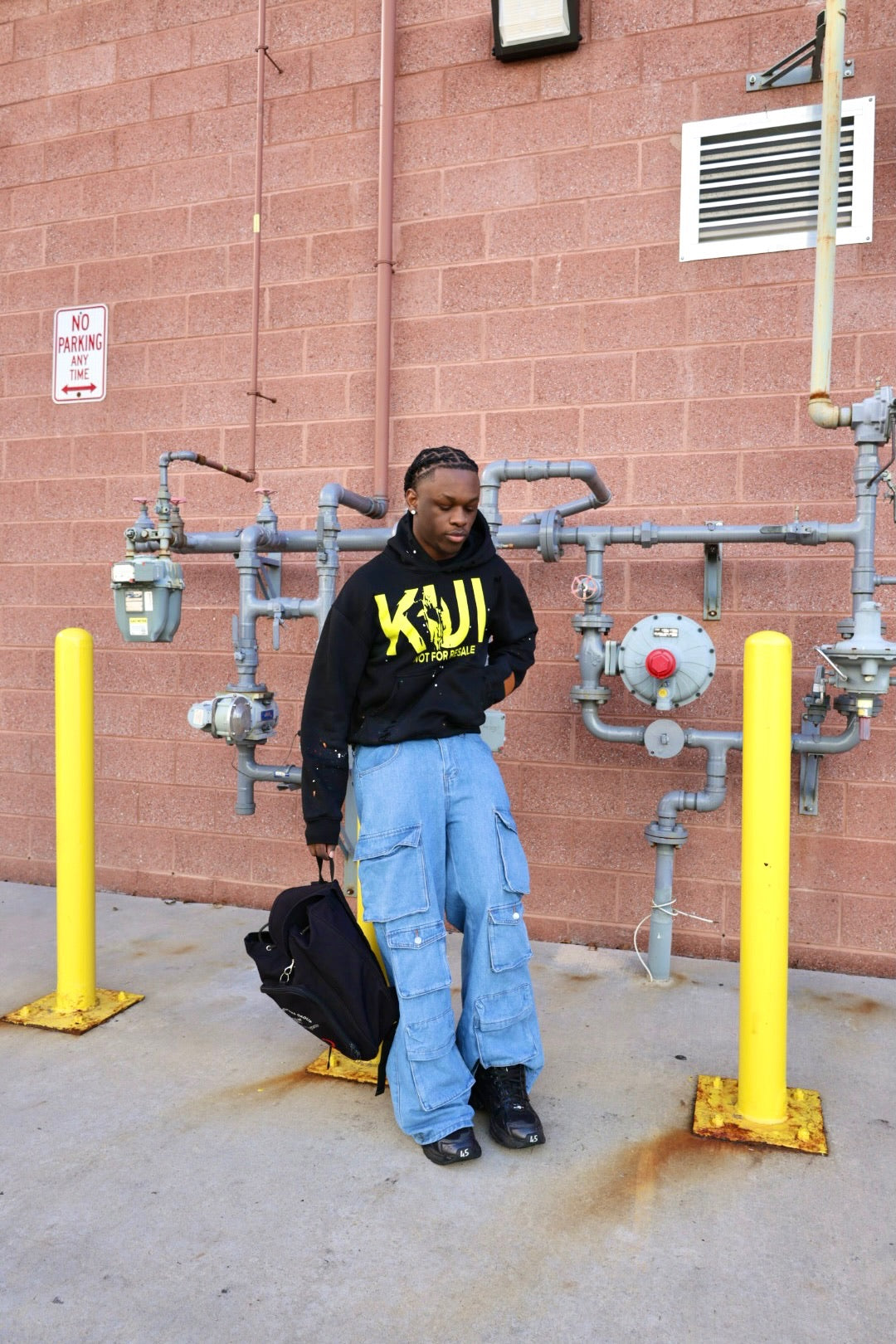 KUL SPILL PAINT OG HOODIE